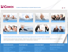 Tablet Screenshot of cemos.sk